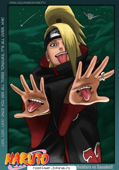 akatsuki members - Pai mie imi pllac Deidara - Naruto